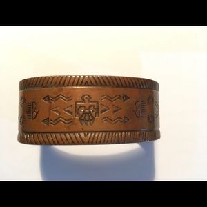 Solid Copper Cuff Braclet